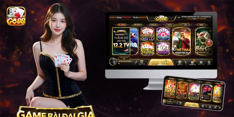 Tải app Go88 – Chơi game đổi thưởng chỉ với một chạm 3 Giao diện hiện đại, thao tác thân thiện